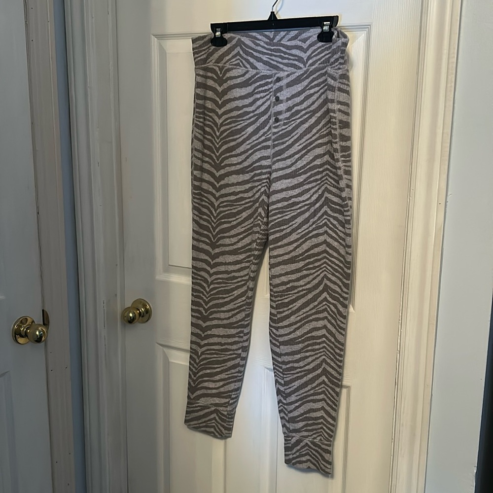 Aerie Zebra Print Pajama Bottoms
